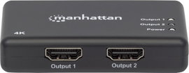 Manhattan 207669 2 port HDMI elosztó 4096 x 2160 pixel Fekete