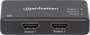 Manhattan 207669 2 port HDMI elosztó 4096 x 2160 pixel Fekete bélyegkép