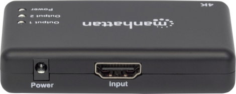 Manhattan 207669 2 port HDMI elosztó 4096 x 2160 pixel Fekete 2. kép
