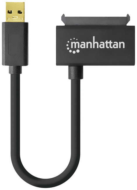 Manhattan Merevlemez/SSD Átalakító [1x USB 3.0 dugó, A típus - 1x SATA kombi dugó, 7+15 pólusú] 4. kép