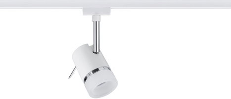 Paulmann Pipe Nagyfeszültségű sínrendszer lámpa URail GU10 10 W LED Króm, Fehér