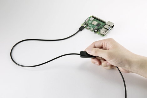 Renkforce Áramkábel Raspberry Pi [1x USB 2.0 dugó, A típus - 1x USB-C® dugó] 1.00 m Fekete Be-/kikap 4. kép