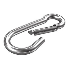 dörner + helmer 4915084 Rugós horog, rozsdamentes acél A2 8 mm x 80 mm 6 db