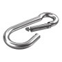 dörner + helmer 4915084 Rugós horog, rozsdamentes acél A2 8 mm x 80 mm 6 db bélyegkép