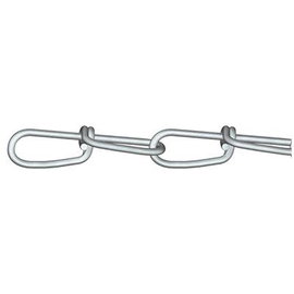 dörner + helmer 156148 Csomós lánc Ezüst Acél Galvanikusan cinkezett 30 m Láncszem erősség 1.8 mm