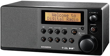 Sangean DDR-31+ Asztali rádió DAB+, URH AUX Fekete 2. kép