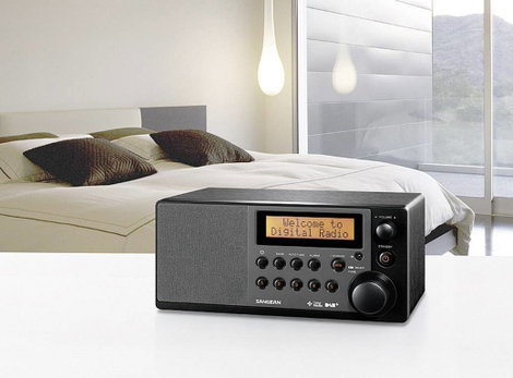Sangean DDR-31+ Asztali rádió DAB+, URH AUX Fekete 3. kép