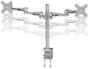 Neomounts FPMA-D935D 2 részes Monitor asztali tartó 25,4 cm (10) - 68,6 cm (27) Ezüst Állítható maga 3. bélyegkép