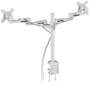 Neomounts FPMA-D935D 2 részes Monitor asztali tartó 25,4 cm (10) - 68,6 cm (27) Ezüst Állítható maga 7. bélyegkép