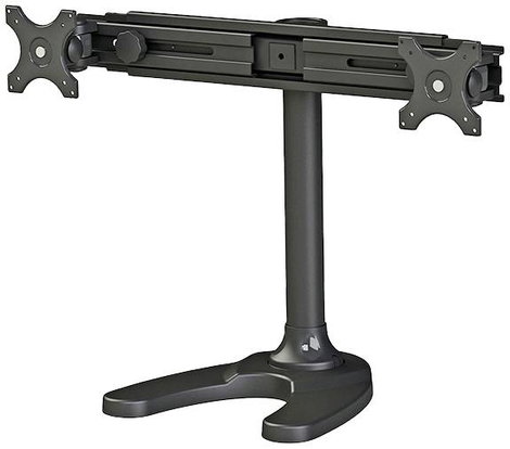 Neomounts FPMA-D700DD 2 részes Monitor talp 48,3 cm (19) - 76,2 cm (30) Fekete Állítható magasságú, 2. kép