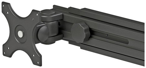 Neomounts FPMA-D700DD 2 részes Monitor talp 48,3 cm (19) - 76,2 cm (30) Fekete Állítható magasságú, 5. kép