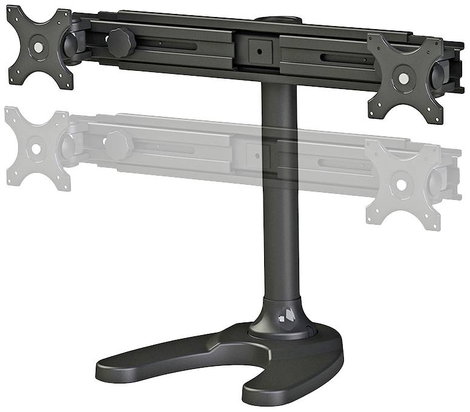 Neomounts FPMA-D700DD 2 részes Monitor talp 48,3 cm (19) - 76,2 cm (30) Fekete Állítható magasságú, 8. kép