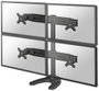 Neomounts FPMA-D700DD4 4 részes Monitor talp 48,3 cm (19) - 76,2 cm (30) Fekete Állítható magasságú, bélyegkép