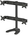 Neomounts FPMA-D700DD4 4 részes Monitor talp 48,3 cm (19) - 76,2 cm (30) Fekete Állítható magasságú, 2. bélyegkép