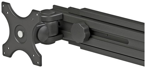 Neomounts FPMA-D700DD4 4 részes Monitor talp 48,3 cm (19) - 76,2 cm (30) Fekete Állítható magasságú, 5. kép