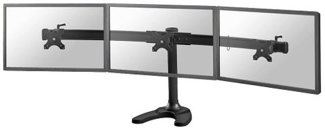 Neomounts FPMA-D700DD3 3 részes Monitor talp 25,4 cm (10) - 68,6 cm (27) Állítható magasságú, Csukló