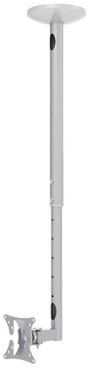 Neomounts FPMA-C050SILVER TV mennyezeti tartó 25,4 cm (10) - 76,2 cm (30) Dönthető + forgatható 2. bélyegkép