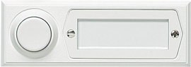 Grothe 51013 Csengőgomb Névtáblával 1 részes Fehér 12 V/1,5 A