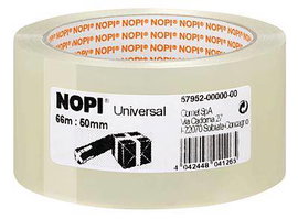 Nopi Tesa 57952 Csomagolószalag Átlátszó (H x Sz) 66 m x 50 mm 1 db