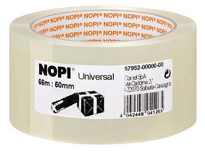 Nopi Tesa 57952 Csomagolószalag Átlátszó (H x Sz) 66 m x 50 mm 1 db