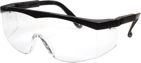 B-SAFETY PROTECTO BR306005 Védőszemüveg UV-védelemmel Fekete EN 166 DIN 166