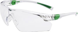 Univet 506UP 506U-03-00 Védőszemüveg Párásodás mentes, UV-védelemmel Fehér, Zöld EN 166 DIN 166