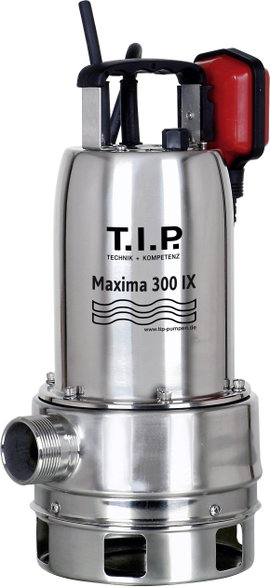 T.I.P. - Technische Industrie Produkte Maxima 300 IX 30116 Szennyvízszivattyú 18000 l/óra 8 m