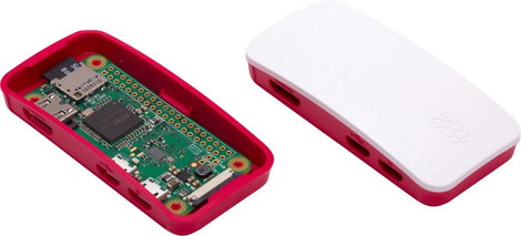 Raspberry Pi® Raspberry Pi SBC ház Alkalmas: Raspberry Pi Piros, Fehér 2. kép