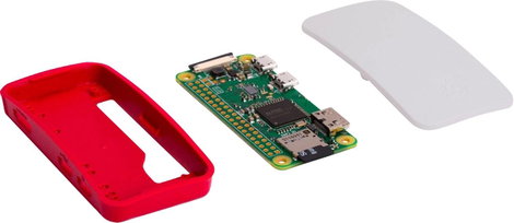 Raspberry Pi® Raspberry Pi SBC ház Alkalmas: Raspberry Pi Piros, Fehér 3. kép