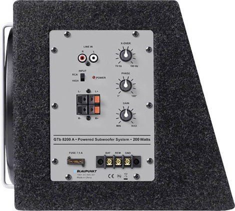 Blaupunkt GTB 8200A Autó aktív mélysugárzó 200 W 3. kép