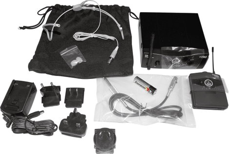 AKG WMS40 Mini Sport Set ISM 1 Headset Vezeték nélküli mikrofon készlet Átviteli mód:Rádiójel vezérl 2. kép