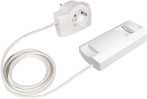 Ehmann 2660x0009 Zsinóros dimmer Alkalmas fényforrásokhoz: Halogén izzó, Izzó Fehér