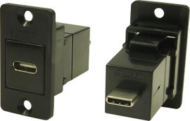 Adapter, Alj, beépíthető C típusú USB aljzat - B típusú USB csatlakozó CP30611 Cliff Tartalom: 1 db