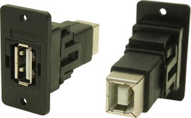 Adapter, Alj, beépíthető USB A alj ⇔ USB B alj CP30609NX Cliff Tartalom: 1 db