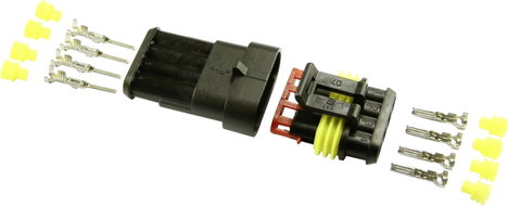 BAAS Superseal készlet AMP-Superseal 1.5mm Series Pólusok száma 4 Raszterméret: 6 mm ES14 1 db
