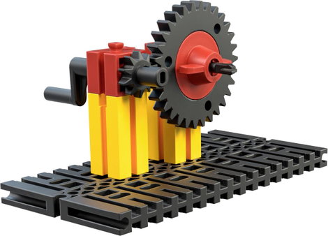 fischertechnik education Class Set Gears Osztály készlettel Építőkészlet Class Set Gears 30 tanuló + 6. kép