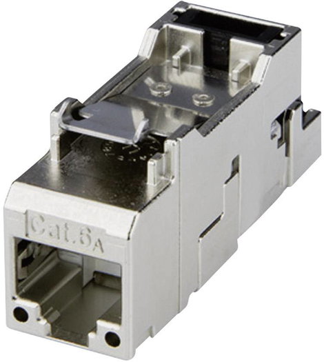 Telegärtner J00029A2000 RJ45 beépíthető modul Keystone CAT 6A
