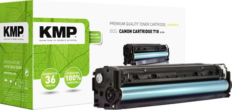 KMP Toner helyettesíti Canon 718 Fekete 3400 oldal C-T19