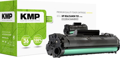 KMP H-T154 Toner kazetta helyettesíti HP 85A, CE285A Fekete 1900 oldal Kompatibilis Toner