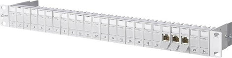 Metz Connect 130920-E 24 port Hálózati patchpanel 483 mm (19) CAT 6A 1 ME