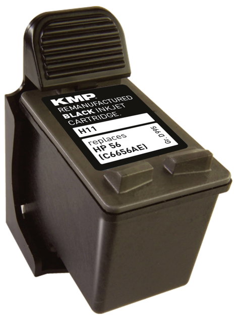 KMP Tinta helyettesíti HP 56, C6656AE Kompatibilis Fekete H11 0995,4561 3. kép