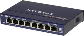 8 portos Gigabites RJ45 ethernet switch 1000 MBit/s Netgear GS108GE