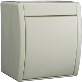 Busch-Jaeger 2601/6 W-54 Kapcsoló család nedves helyiségbe ki-/váltókapcsoló Falra szerelhető, Ocean