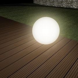 Heitronic Napelemes dekorációs világítás Boule 35419 Golyó LED 0.2 W Semleges fehér Fehér