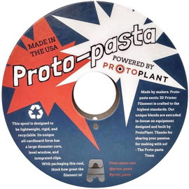 Proto-Pasta CDP12805 Protoplant Conductive PLA 3D nyomtatószál PLA műanyag 2.85 mm 500 g Fekete 1 db