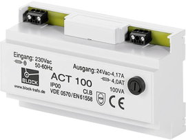 Block ACT 100 Biztonsági transzformátor 1 x 230 V/AC 1 x 24 V/AC 100 VA 4.16 A