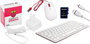 Raspberry Pi® PI400UK Desktop Computer-Kit Raspberry Pi® 400 4 GB 4 x 1.8 GHz Tápegységgel, Egérrel, bélyegkép