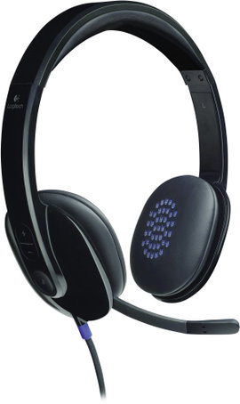 Logitech H540 Számítógép On Ear headset Vezetékes Stereo Fekete mikrofon zajelnyomás