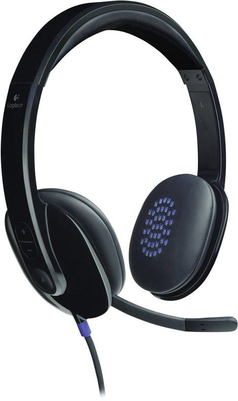 Logitech H540 Számítógép On Ear headset Vezetékes Stereo Fekete mikrofon zajelnyomás
