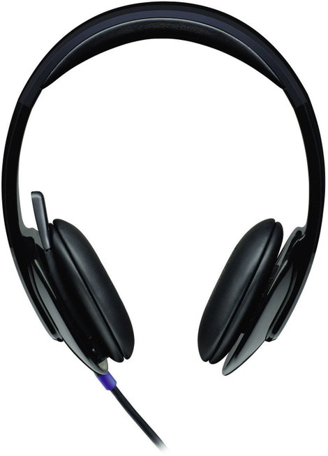 Logitech H540 Számítógép On Ear headset Vezetékes Stereo Fekete mikrofon zajelnyomás 2. kép